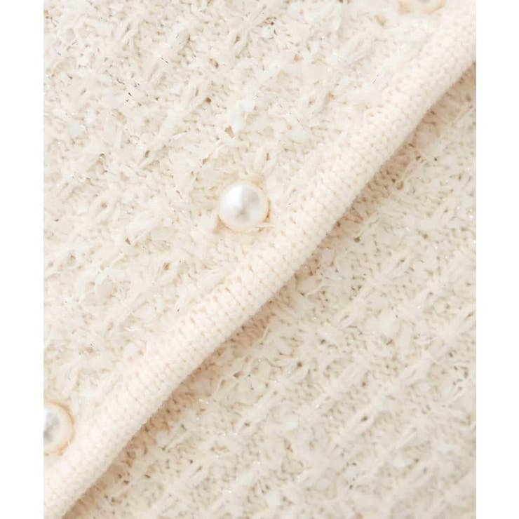 パールボタンツイードニットカーディガン | a.v.v【WOMEN】 | 詳細画像23 