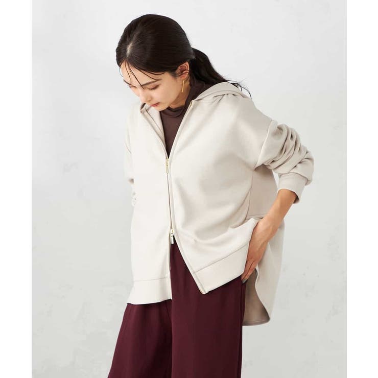バックフレアダンボールパーカー | a.v.v【WOMEN】 | 詳細画像19 