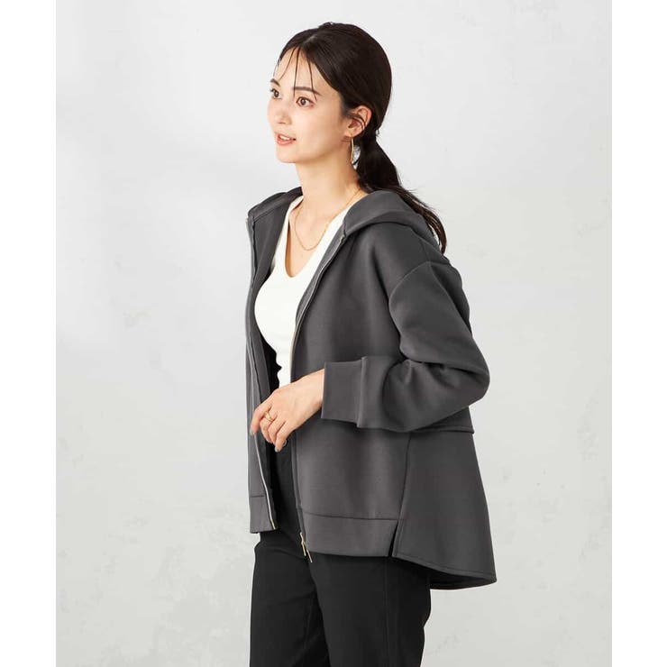 バックフレアダンボールパーカー | a.v.v【WOMEN】 | 詳細画像28 