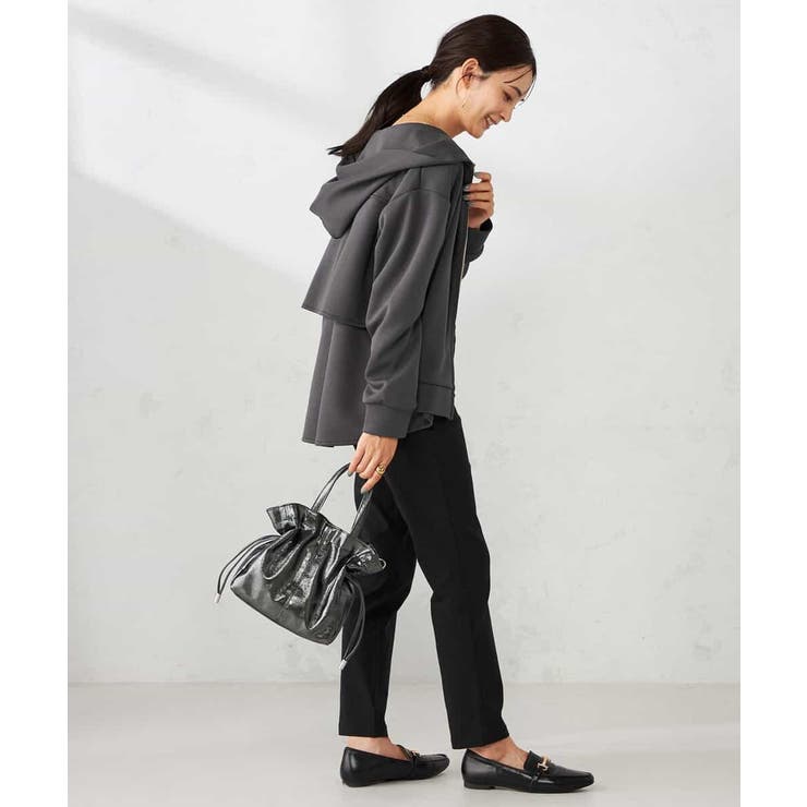 バックフレアダンボールパーカー | a.v.v【WOMEN】 | 詳細画像35 