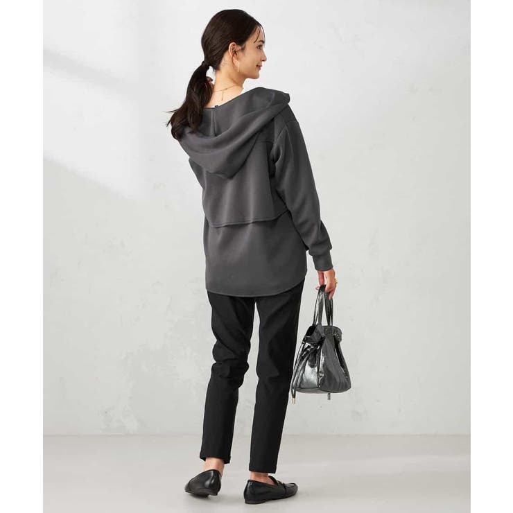 バックフレアダンボールパーカー | a.v.v【WOMEN】 | 詳細画像36 