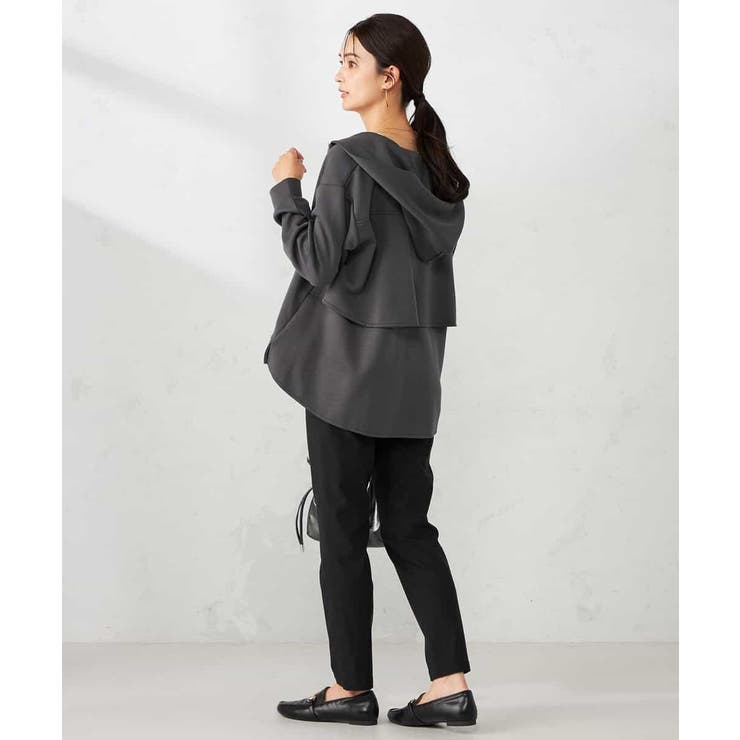 バックフレアダンボールパーカー | a.v.v【WOMEN】 | 詳細画像37 