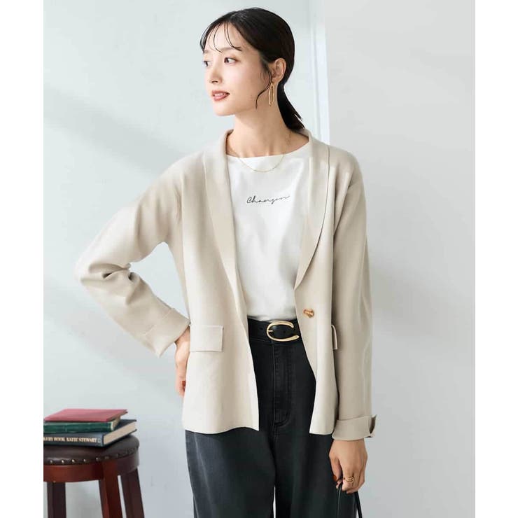 ニットジャケット | a.v.v【WOMEN】 | 詳細画像3 