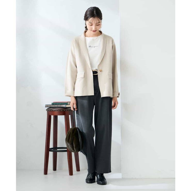 ニットジャケット | a.v.v【WOMEN】 | 詳細画像4 