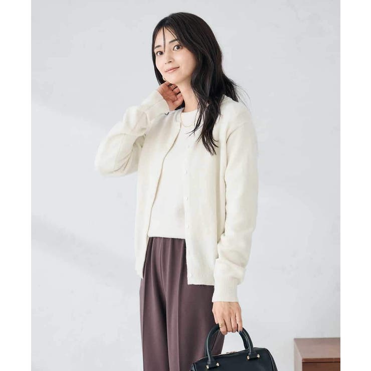 スパンコール混クルーネックカーディガン | a.v.v【WOMEN】 | 詳細画像10 