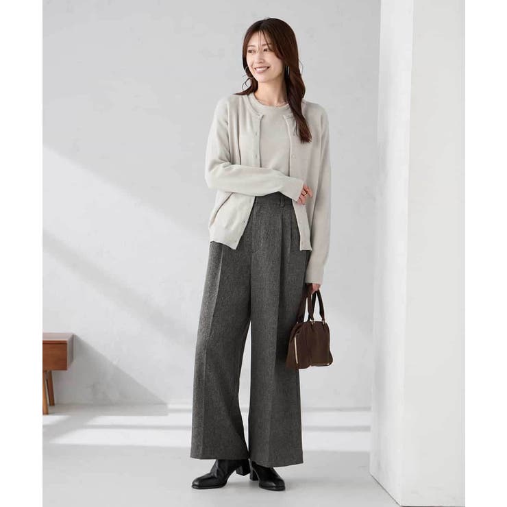 スパンコール混クルーネックカーディガン | a.v.v【WOMEN】 | 詳細画像20 