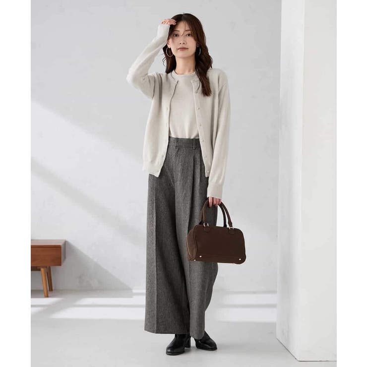 スパンコール混クルーネックカーディガン | a.v.v【WOMEN】 | 詳細画像21 