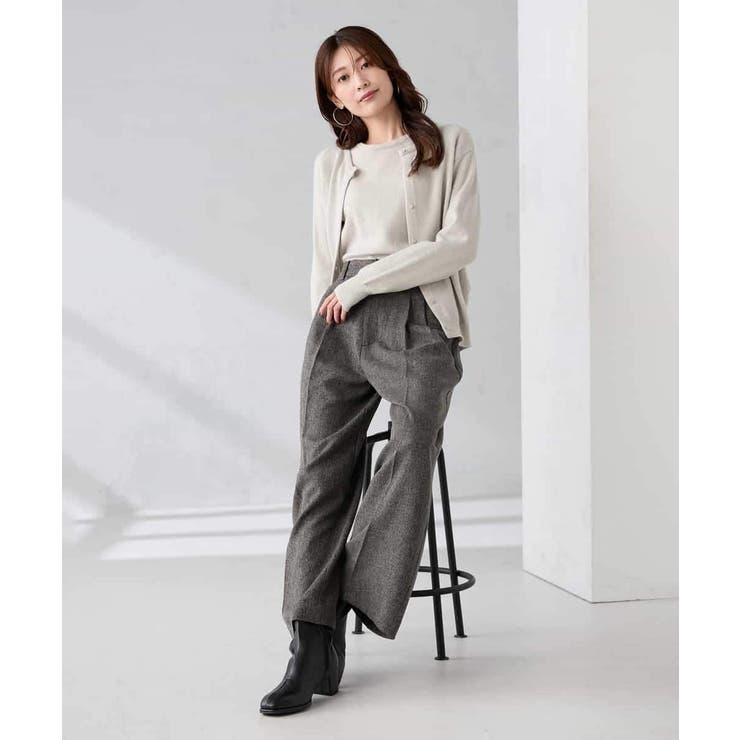 スパンコール混クルーネックカーディガン | a.v.v【WOMEN】 | 詳細画像25 