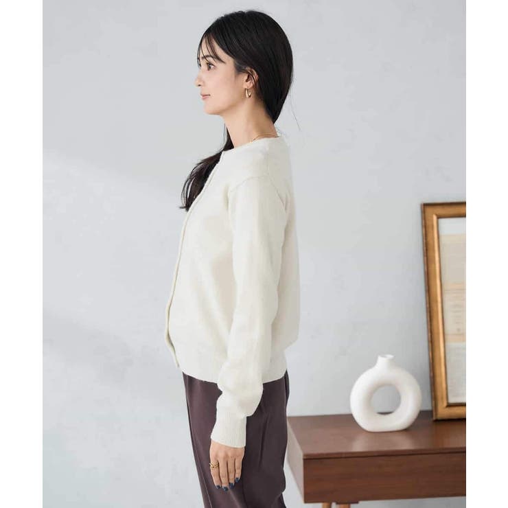 スパンコール混クルーネックカーディガン | a.v.v【WOMEN】 | 詳細画像27 