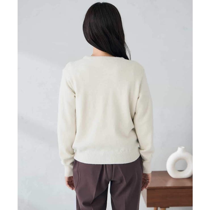 スパンコール混クルーネックカーディガン | a.v.v【WOMEN】 | 詳細画像28 