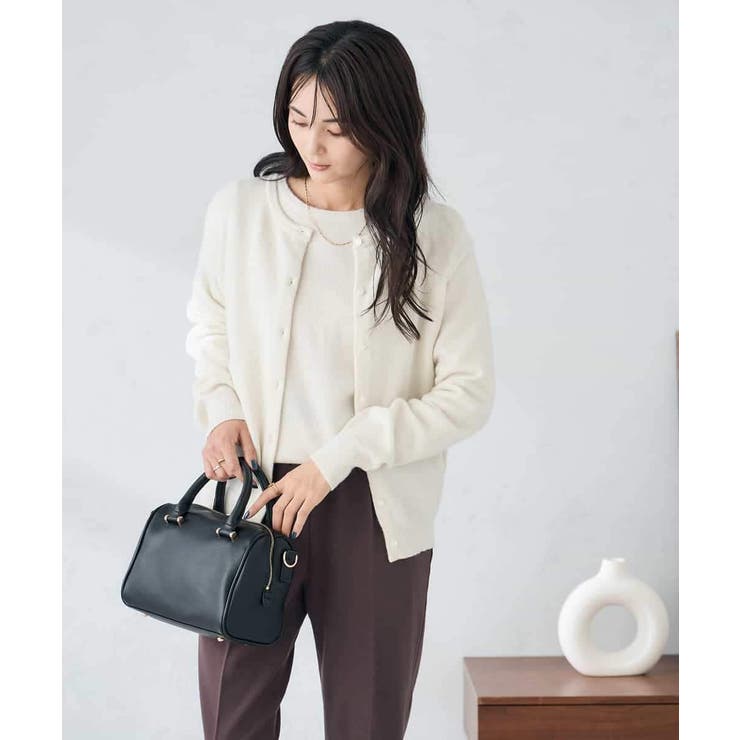 スパンコール混クルーネックカーディガン | a.v.v【WOMEN】 | 詳細画像9 