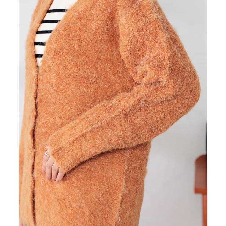 【WEB限定】Vネックシャギーニットカーディガン | a.v.v【WOMEN】 | 詳細画像20 