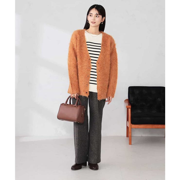 【WEB限定】Vネックシャギーニットカーディガン | a.v.v【WOMEN】 | 詳細画像4 