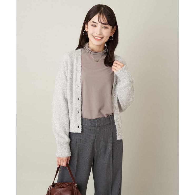 スチールヤーンヘアリーニット | a.v.v【WOMEN】 | 詳細画像12 