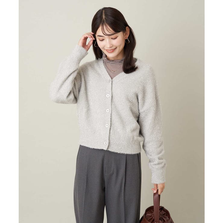 スチールヤーンヘアリーニット | a.v.v【WOMEN】 | 詳細画像15 