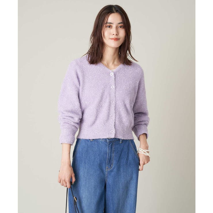 スチールヤーンヘアリーニット | a.v.v【WOMEN】 | 詳細画像19 