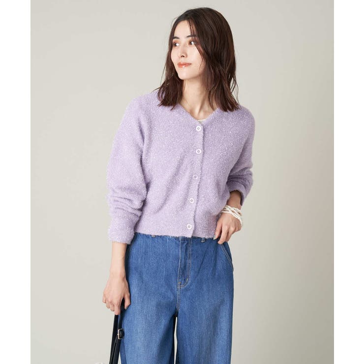 スチールヤーンヘアリーニット | a.v.v【WOMEN】 | 詳細画像20 