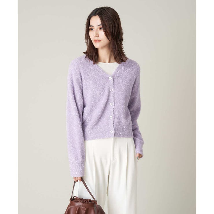 スチールヤーンヘアリーニット | a.v.v【WOMEN】 | 詳細画像30 