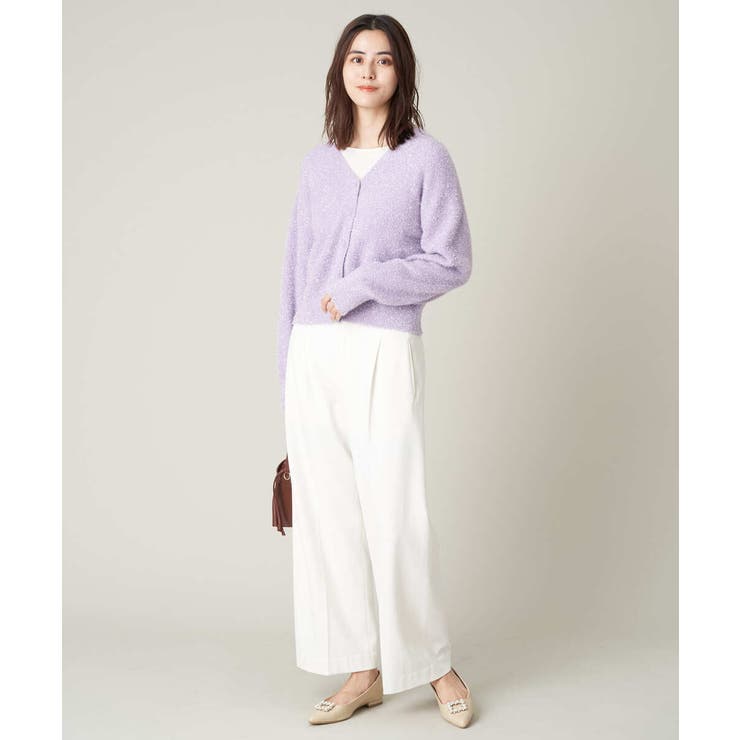 スチールヤーンヘアリーニット | a.v.v【WOMEN】 | 詳細画像33 