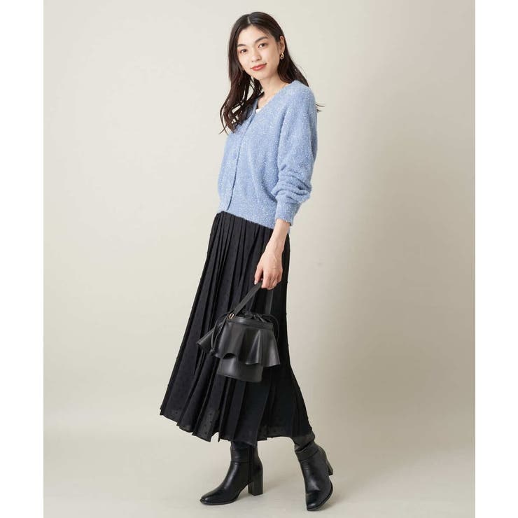 スチールヤーンヘアリーニット | a.v.v【WOMEN】 | 詳細画像4 