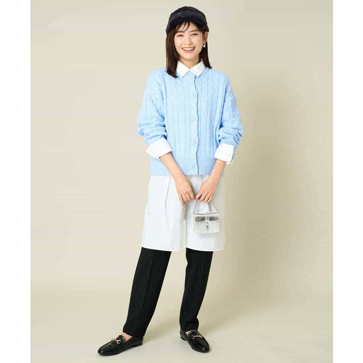 2WAY アラン柄ニットカーディガン | a.v.v【WOMEN】 | 詳細画像12 