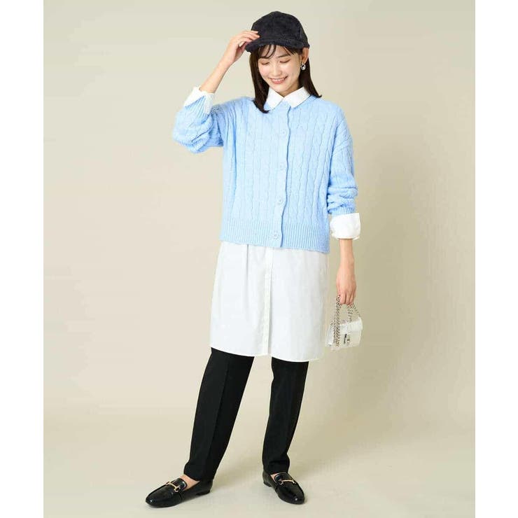 2WAY アラン柄ニットカーディガン | a.v.v【WOMEN】 | 詳細画像13 