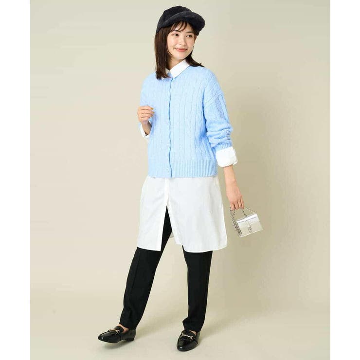 2WAY アラン柄ニットカーディガン | a.v.v【WOMEN】 | 詳細画像15 