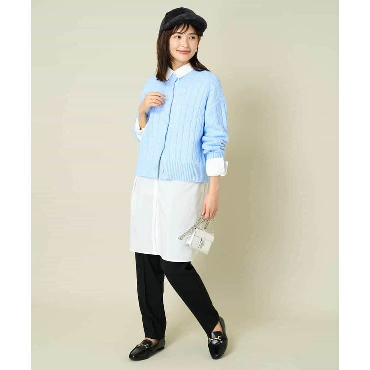 2WAY アラン柄ニットカーディガン | a.v.v【WOMEN】 | 詳細画像16 