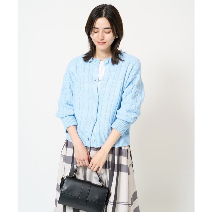 2WAY アラン柄ニットカーディガン | a.v.v【WOMEN】 | 詳細画像3 