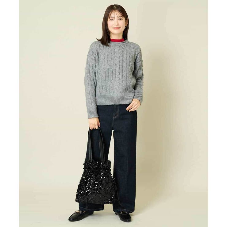 2WAY アラン柄ニットカーディガン | a.v.v【WOMEN】 | 詳細画像36 