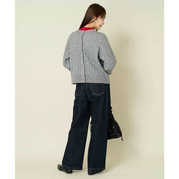 2WAY アラン柄ニットカーディガン | a.v.v【WOMEN】 | 詳細画像39 