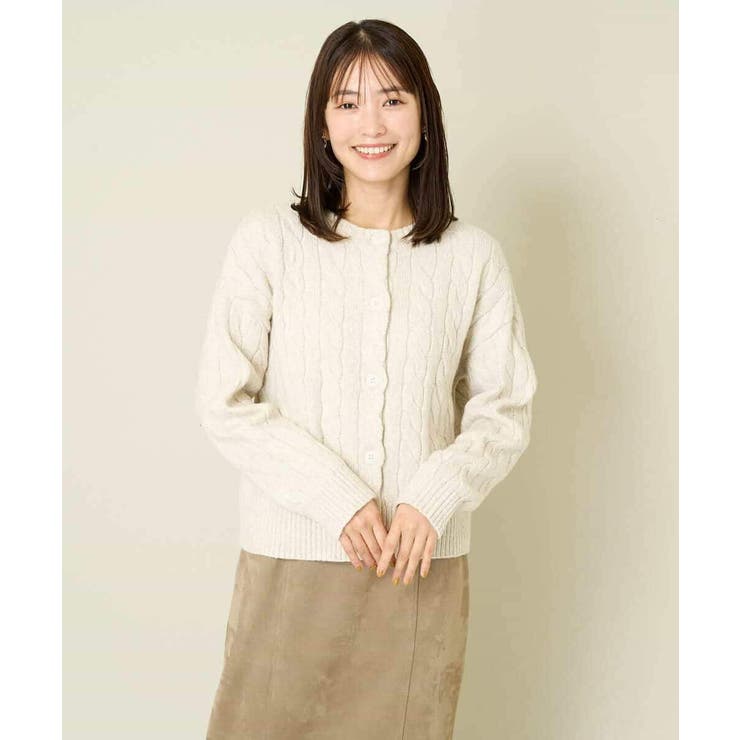 2WAY アラン柄ニットカーディガン | a.v.v【WOMEN】 | 詳細画像40 