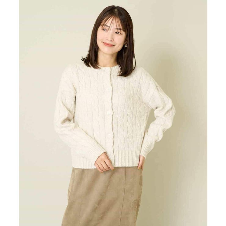 2WAY アラン柄ニットカーディガン | a.v.v【WOMEN】 | 詳細画像41 