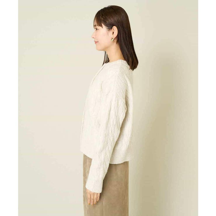 2WAY アラン柄ニットカーディガン | a.v.v【WOMEN】 | 詳細画像42 