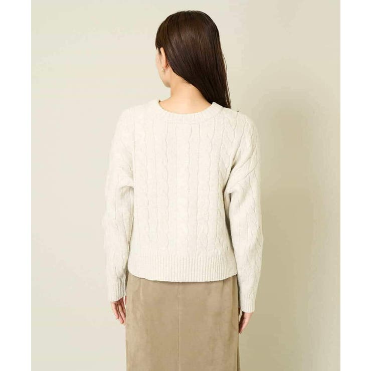 2WAY アラン柄ニットカーディガン | a.v.v【WOMEN】 | 詳細画像43 