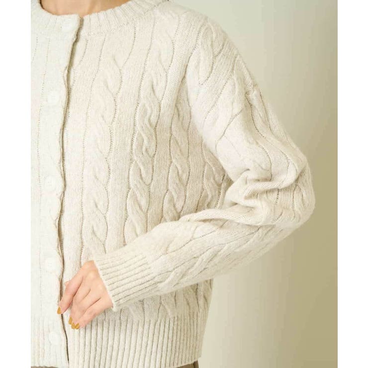 2WAY アラン柄ニットカーディガン | a.v.v【WOMEN】 | 詳細画像45 