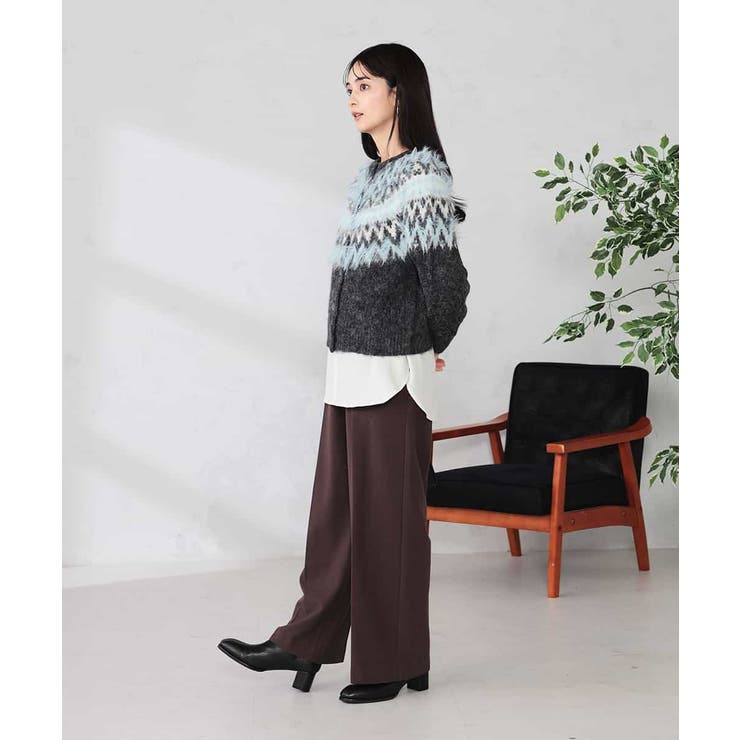 【2WAY】フェアアイルニットカーディガン | a.v.v【WOMEN】 | 詳細画像10 