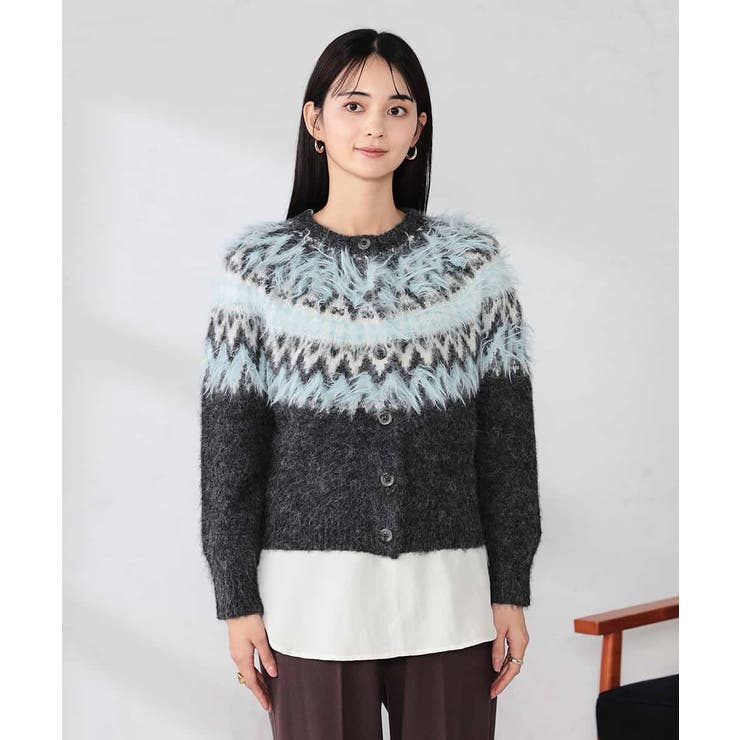 【2WAY】フェアアイルニットカーディガン | a.v.v【WOMEN】 | 詳細画像14 