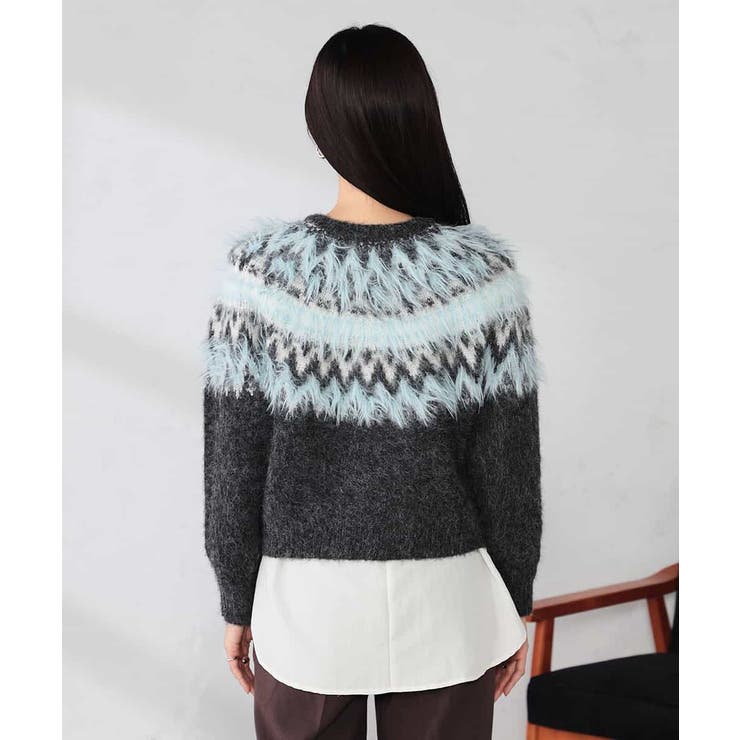 【2WAY】フェアアイルニットカーディガン | a.v.v【WOMEN】 | 詳細画像16 