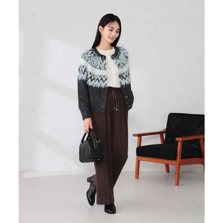 【2WAY】フェアアイルニットカーディガン | a.v.v【WOMEN】 | 詳細画像8 