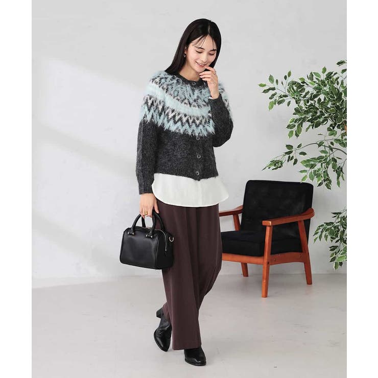 【2WAY】フェアアイルニットカーディガン | a.v.v【WOMEN】 | 詳細画像9 