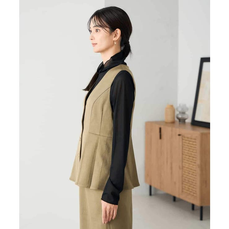 【2SET】ペプラムジレ×ナロースカート | a.v.v【WOMEN】 | 詳細画像11 