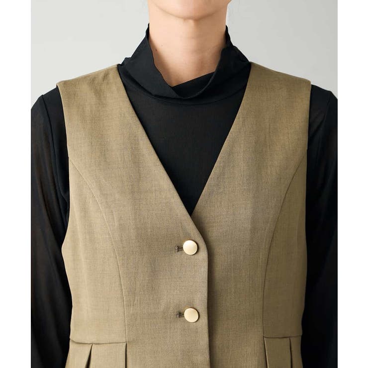 【2SET】ペプラムジレ×ナロースカート | a.v.v【WOMEN】 | 詳細画像13 