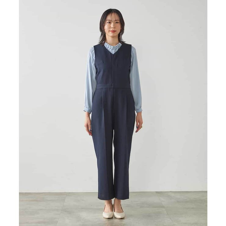 【マシンウォッシャブル】Vネックコンビネゾン | a.v.v【WOMEN】 | 詳細画像11 