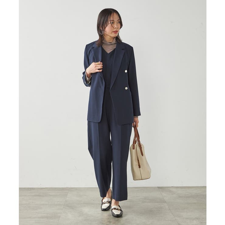 【マシンウォッシャブル】Vネックコンビネゾン | a.v.v【WOMEN】 | 詳細画像5 