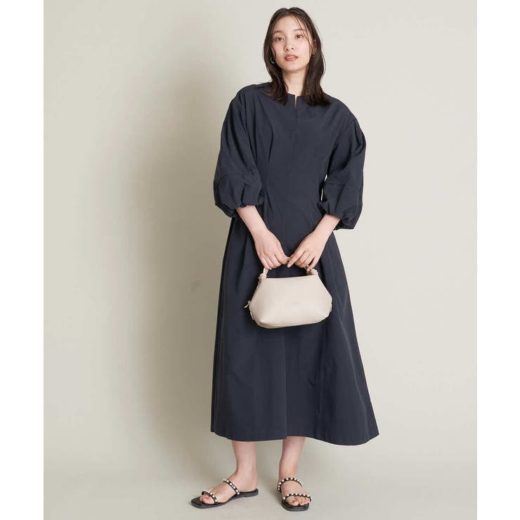 ボリュームスリーブタフタワンピース | a.v.v【WOMEN】 | 詳細画像12 