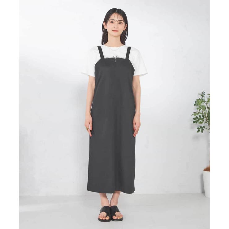 フロントジップジャンパースカート | a.v.v【WOMEN】 | 詳細画像12 