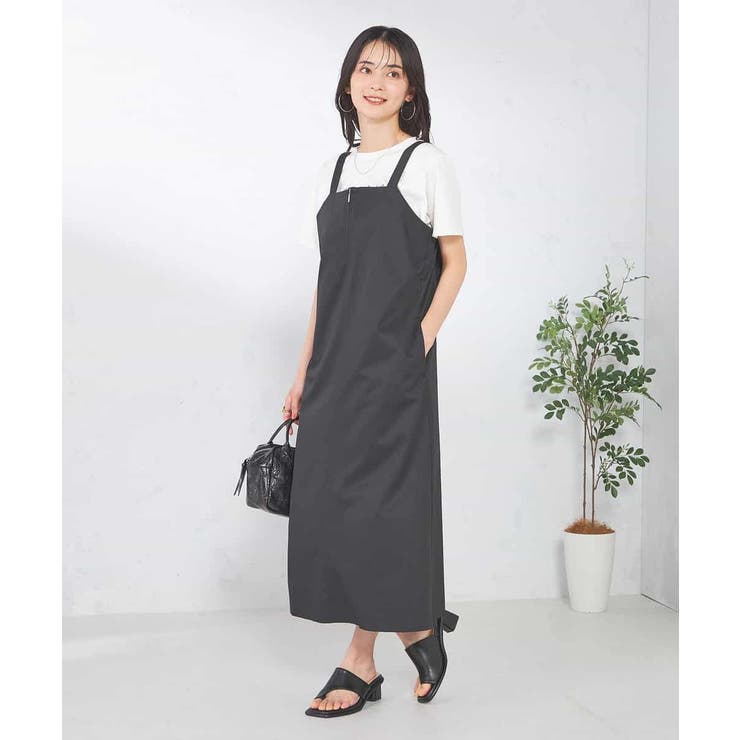 フロントジップジャンパースカート | a.v.v【WOMEN】 | 詳細画像6 