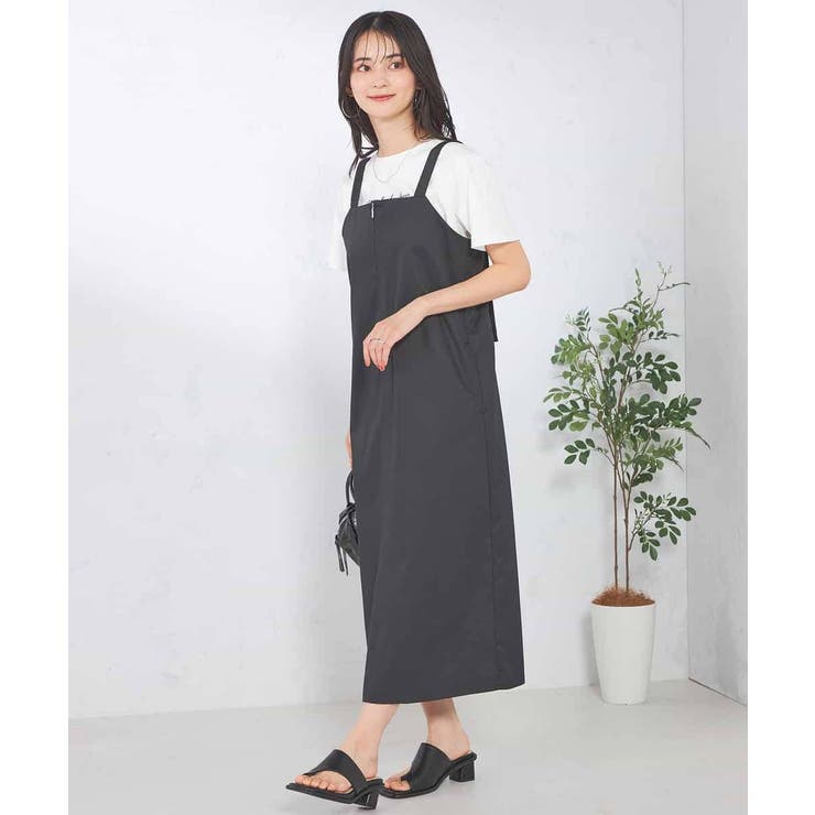 フロントジップジャンパースカート | a.v.v【WOMEN】 | 詳細画像9 