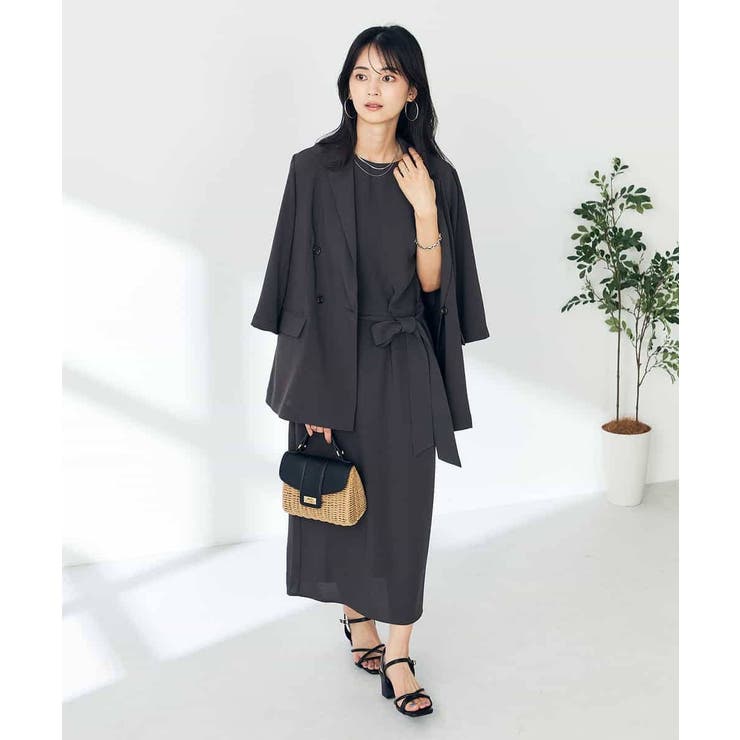 【接触冷感/洗える/イージーケア】バックヨークノースリーブワンピース | a.v.v【WOMEN】 | 詳細画像10 